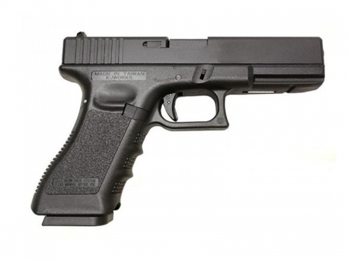 Страйкбольный пистолет KJW Glock18 metal slide СО2