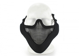 Защитная маска Tactical V0 Master Strike на нижнюю часть лица /AS-MS0089B/черный/