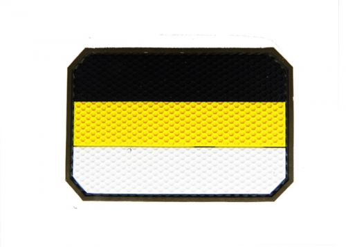 Шеврон "Имперский флаг" (hexagon)/олива /размер 90х60 мм   