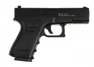 Страйкбольный пистолет Galaxy Glock17 metall спринг /G.15  (Б/У)