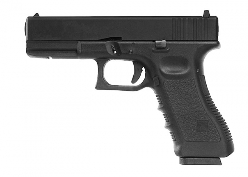 Страйкбольный пистолет KJW Glock17 CO2 metal slide