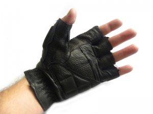 Перчатки Assault Combat черные (XL) без пальцев 