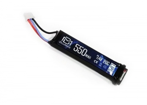 Blue MAX Аккумулятор 7,4В 550мАч LIPO AEP (81 х 23 х 12) мм /для электропистолетов/