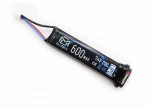 Blue MAX Аккумулятор 7,4В 600мАч LIPO AEP (81 х 23 х 12) мм /для электропистолетов/