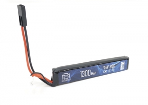 Blue MAX Аккумулятор  7,4В 1300мАч 20C Stick (13,5x21x128)мм /приклад весло, крейнсток, АК  под крышку/