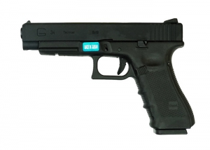 WE Страйкбольный пистолет Glock 34 Gen.3 full metal (Green Gas)/WE-G008A-BK/