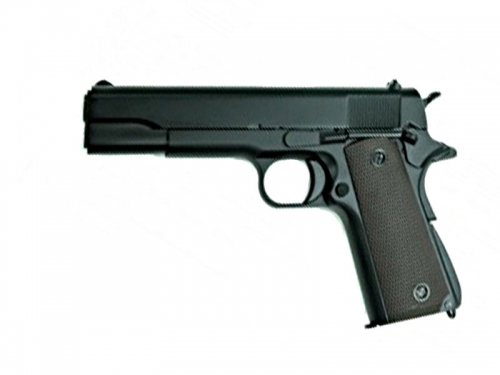 Страйкбольный пистолет KJW Colt M1911A1 full metal (Green Gas)