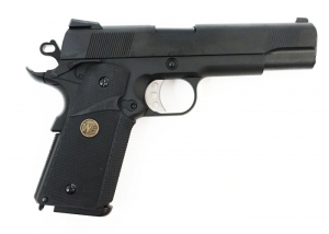 WE Страйкбольный пистолет Colt M1911A1 M.E.U. full metal (Green Gas)  