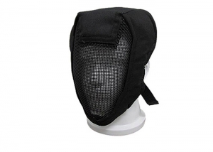 Защитная маска сетчатая на все лицо Tactical V3 /AS-MS0003B/черный/