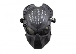 Маска с сетчатыми очками Predator /черный/ AS-MS0100B/%  
