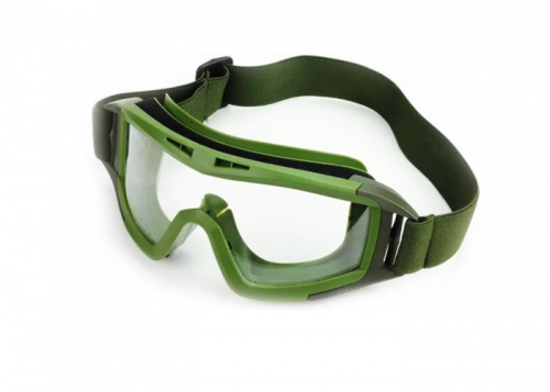 Тактические очки Desert Locust /1 линза/ олива /AS-GG0018OD-WH