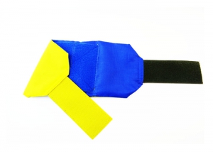 Повязка сторон на руку (сине-желтая)  