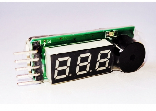 Тестер - индикатор напряжения для Li-Po / Li-Fe аккумуляторов 
