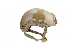 FMA Шлем Fast MH Style High Cut XP c рельсами(L/XL) (AS-HM0024DE) песочный