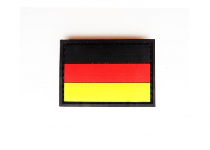 Шеврон "Флаг Германии" 1 /черный, полноцветный /размер 60х40 мм    