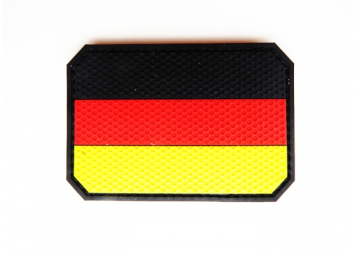 Шеврон "Флаг Германии"/черный /размер 90х60 мм  