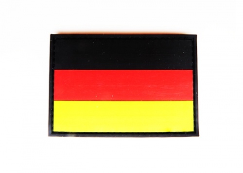Шеврон "Флаг Германии"/черный /размер 90х60 мм  