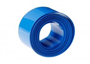 Термоусадочная пленка для АКБ 0,1 мм (ширина 76 мм) синяя
