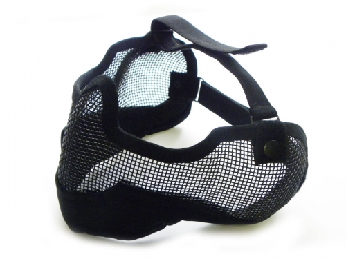 Защитная маска BAT черная ― Мангуст-аирсофт
