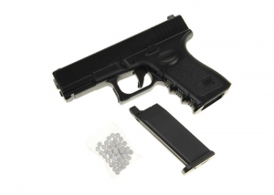 Страйкбольный пистолет Galaxy Glock17 metall спринг /G.15  (Б/У)
