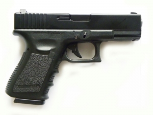 Страйкбольный пистолет KJW Glock23 metal slide (Green Gas)