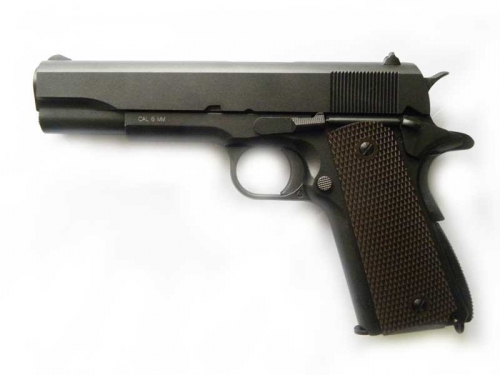 Страйкбольный пистолет KWC COLT M1911A1 CO2 full metal ― Мангуст-аирсофт