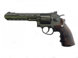 Страйкбольный револьвер WG Revolver 6" full metal CO2